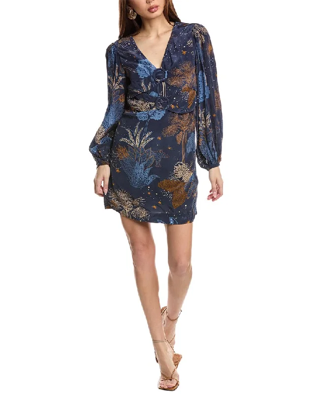 FARM Rio Night Jungle Mini DressEthnic Dress