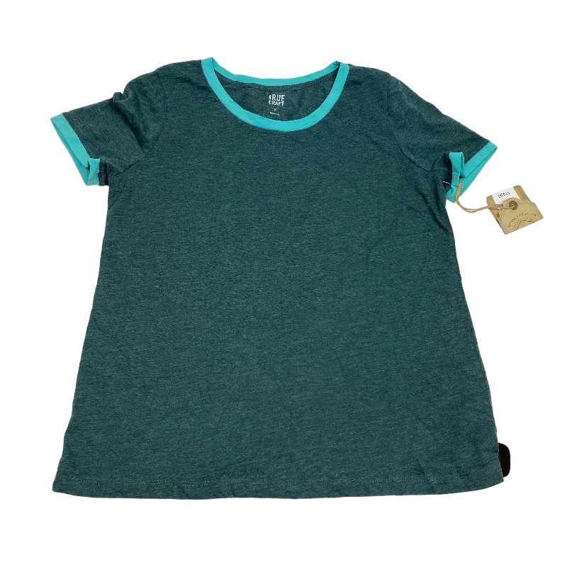 Green Top Short Sleeve Basic True Craft, Size S