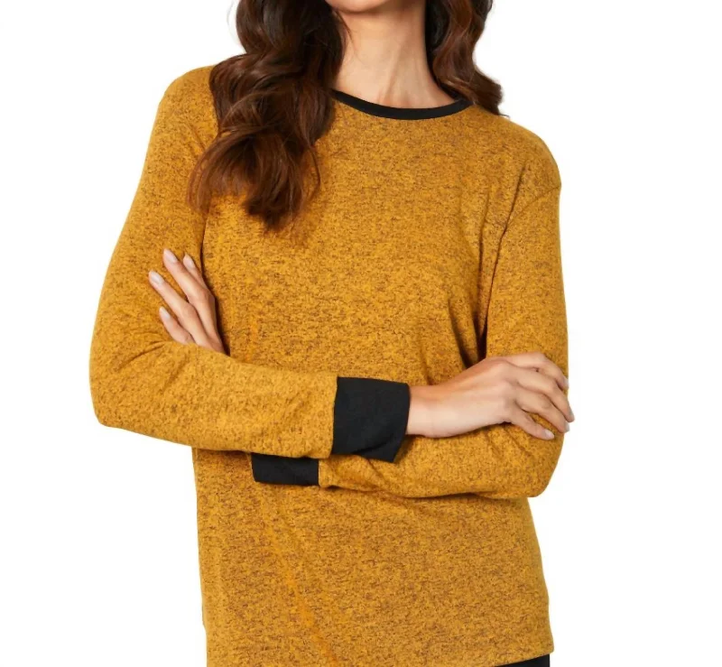 Scoop Neck Top In Mango