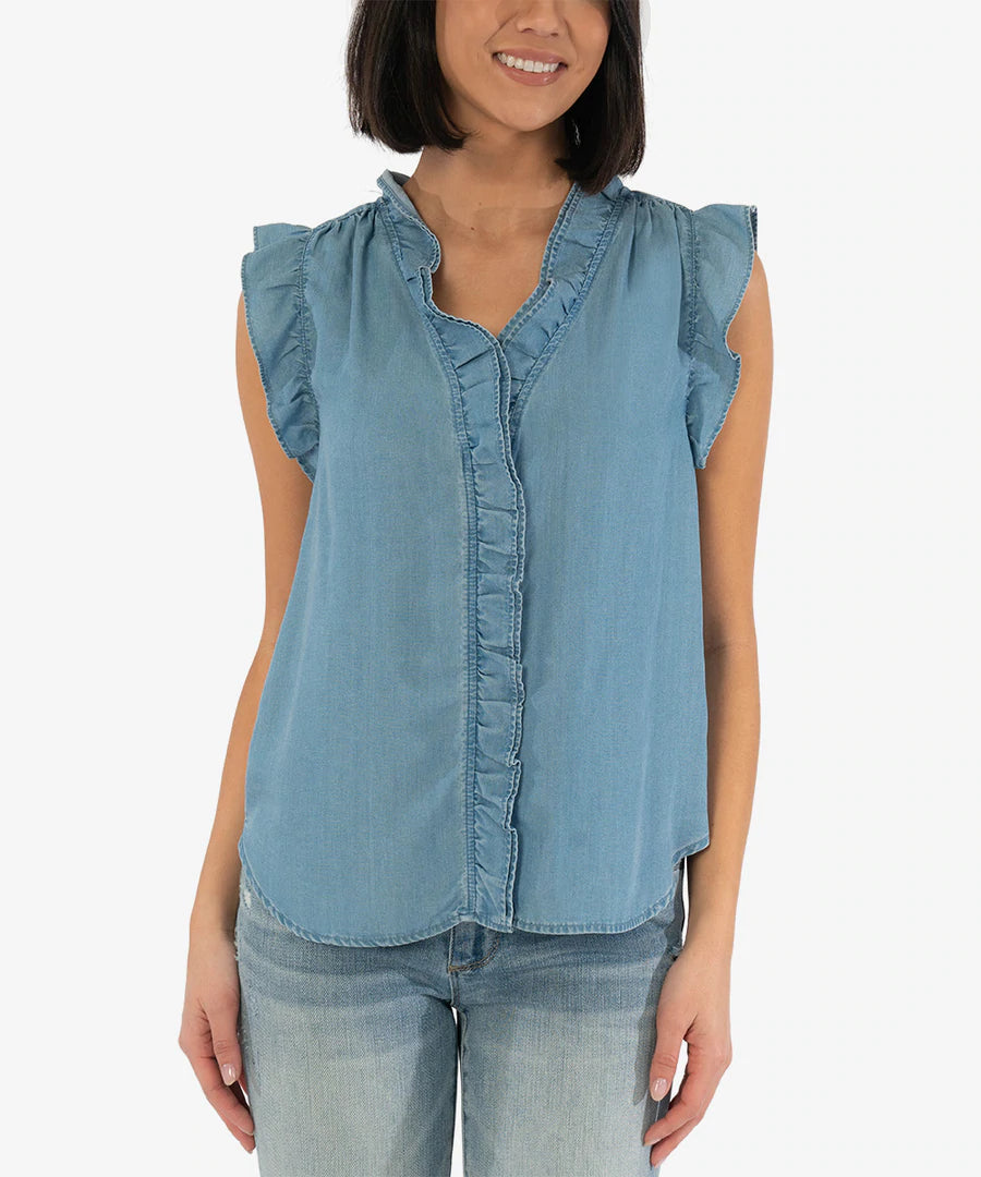 Dionne Ruffle Blouse