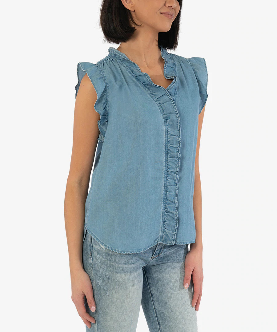 Dionne Ruffle Blouse