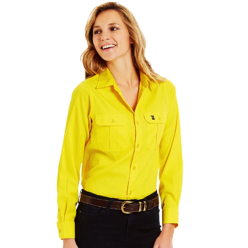 Bright Yellow Full Button