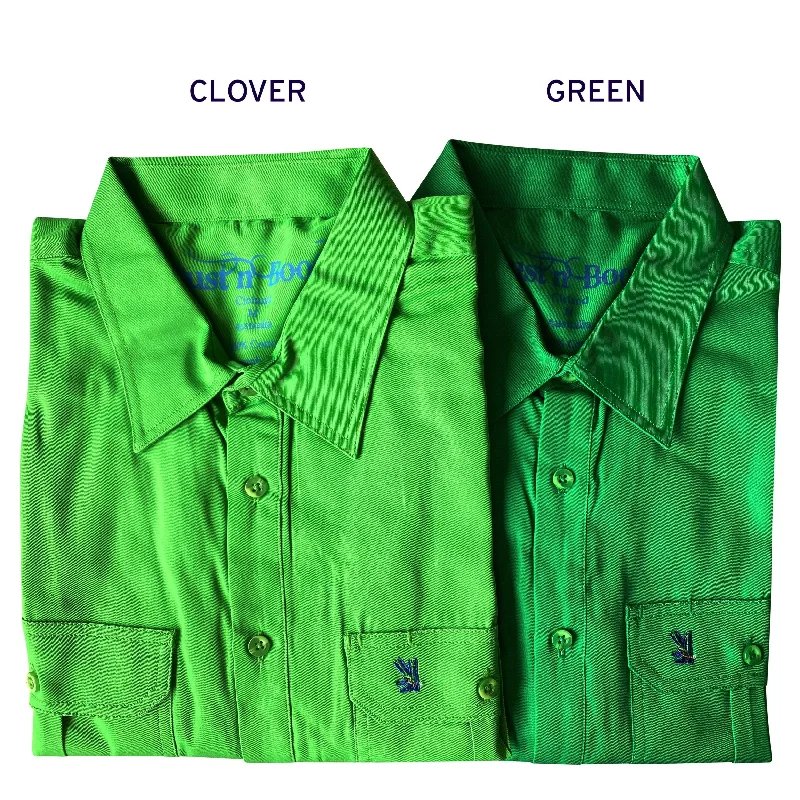 Clover Half Button