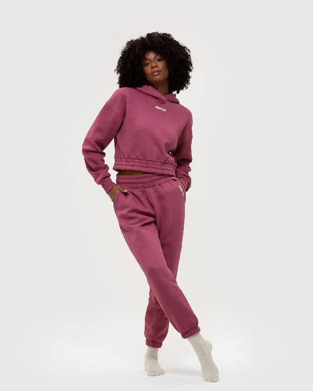 Comfort Cropped Hoodie | Canyon Rose