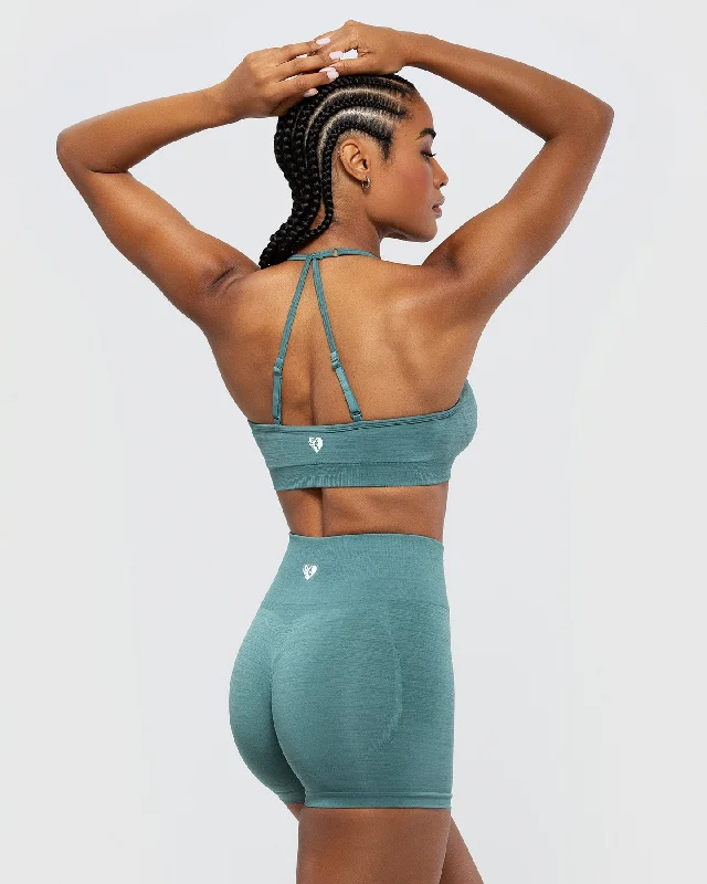 Define Seamless Halter Neck Bra | Sea Pine