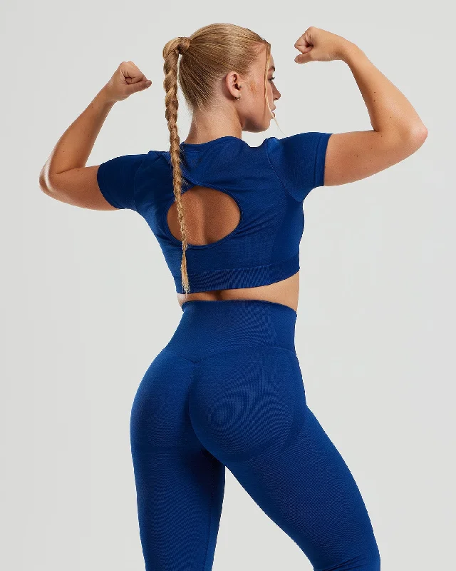 Motion Seamless Leggings | Ink Blue