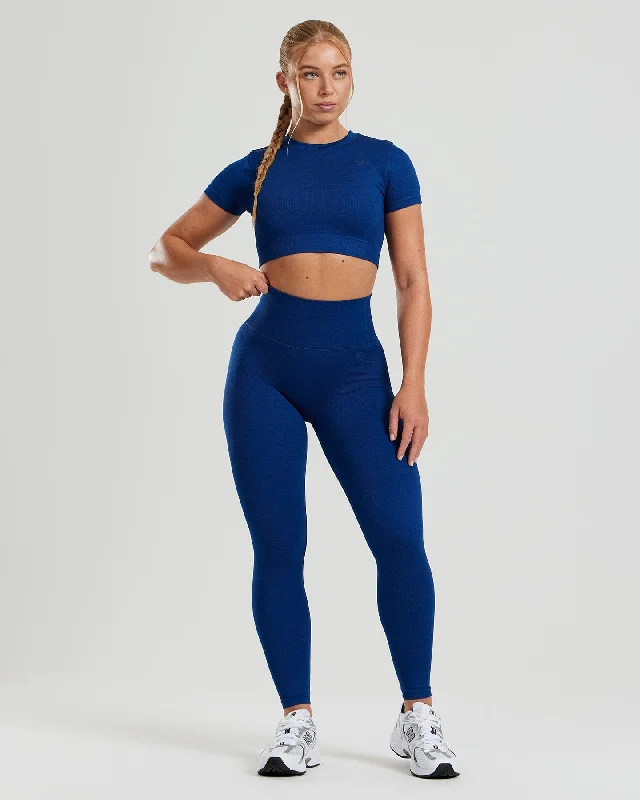 Motion Seamless Leggings | Ink Blue