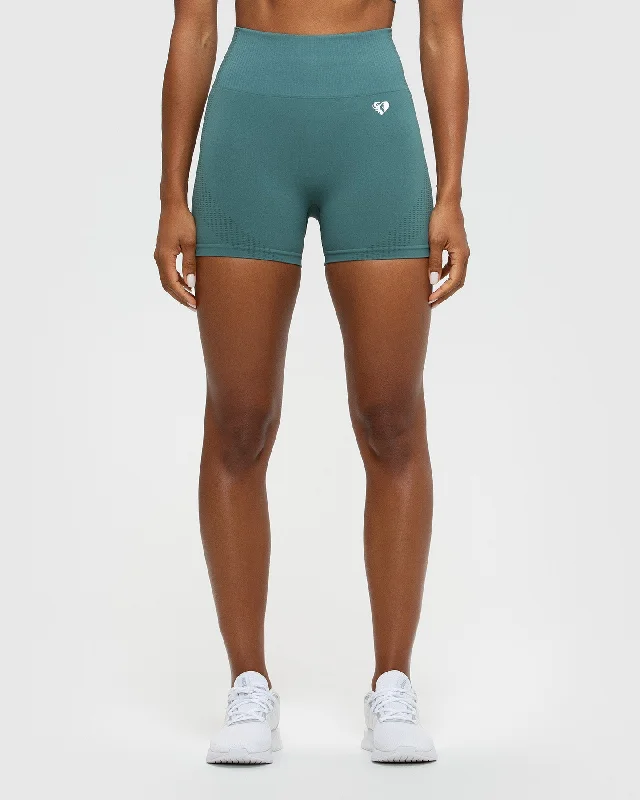 Power Seamless Shorts | Sea Pine