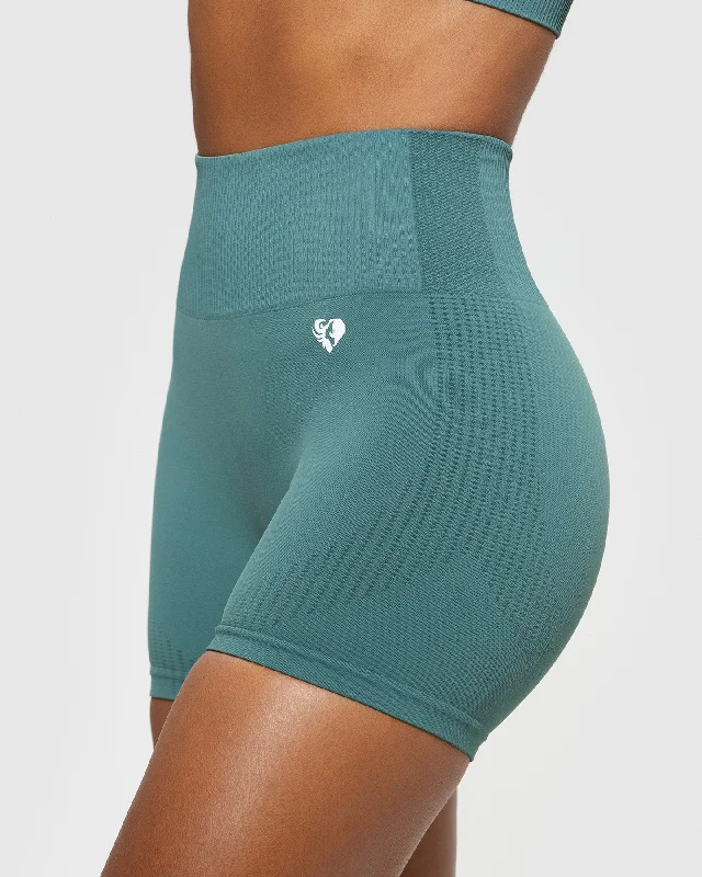 Power Seamless Shorts | Sea Pine