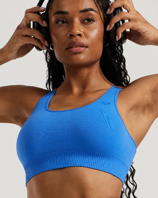 Power Seamless Sports Bra | French Blue