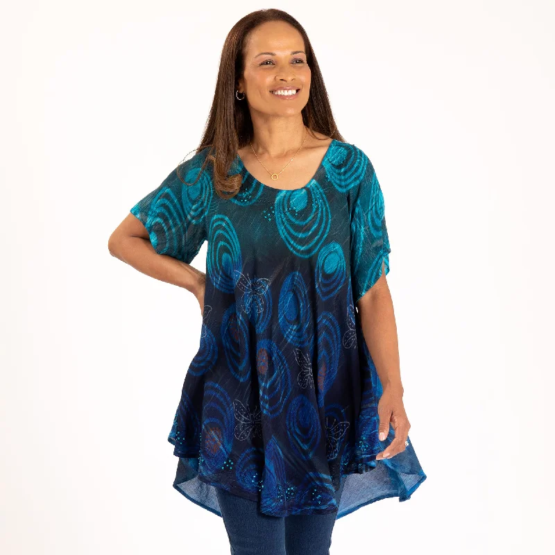 Starry Night Short Sleeve Tunic