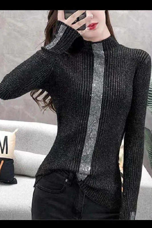 SA5002 SWEATER (BLK, OLIVE)