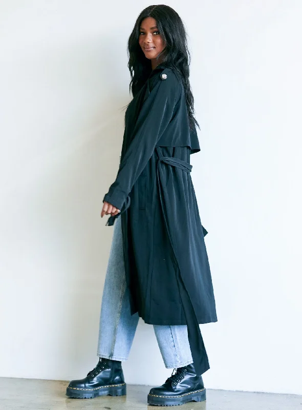 Cassie Trench Coat Black