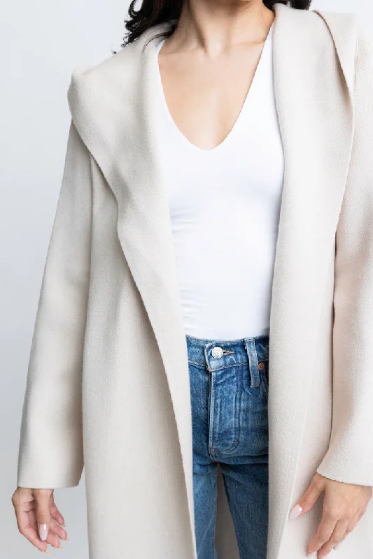 Hooded Sweater Cardigan Coat