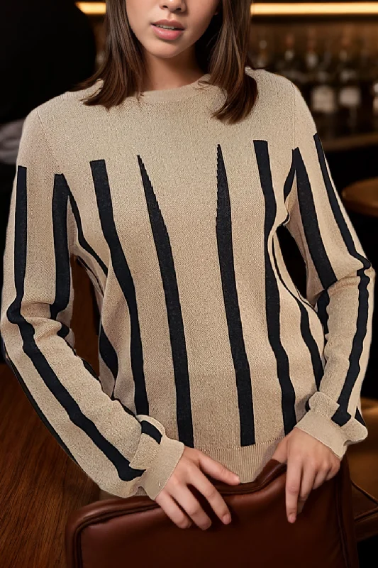 LS61026 SWEATER (BLK, BEIGE)