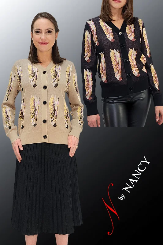 LS61027 SWEATER (BLK, BEIGE)