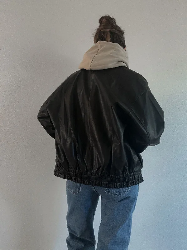 Market Find Leather Jacket