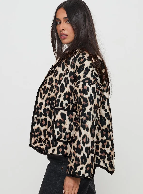 One I Want Jacket Leopard