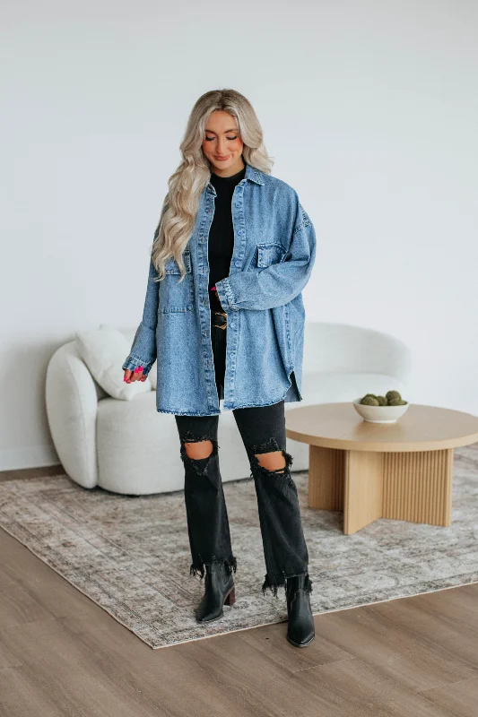 Skylee Oversized Shacket