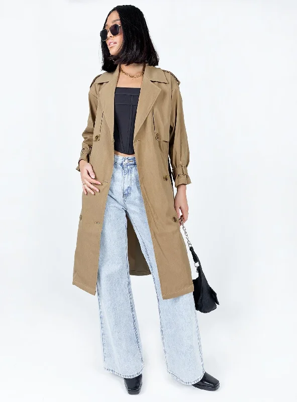 The Seb Trench Coat Beige