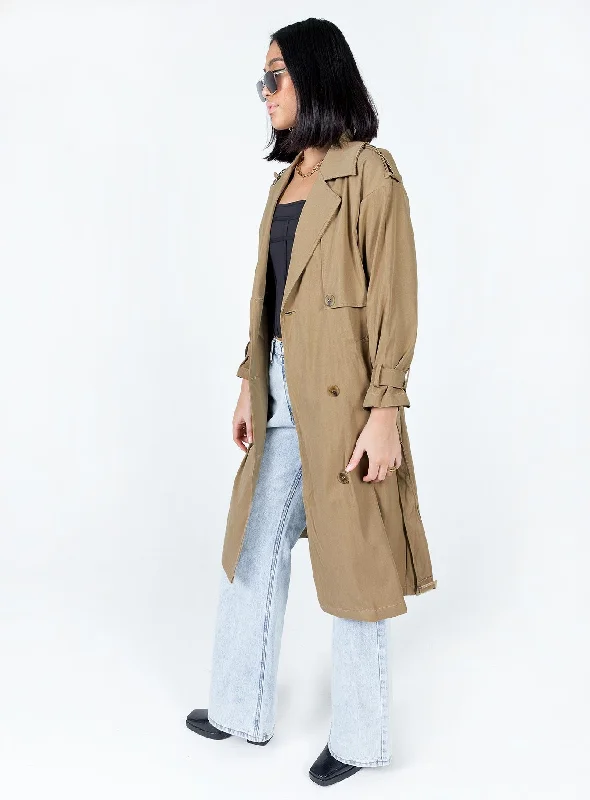 The Seb Trench Coat Beige