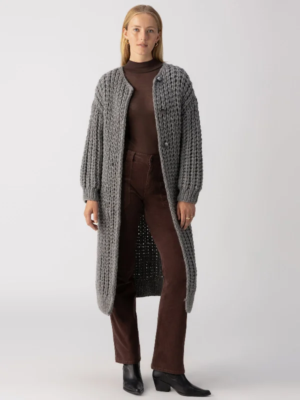 The Ultimate Cardi Heather Ash