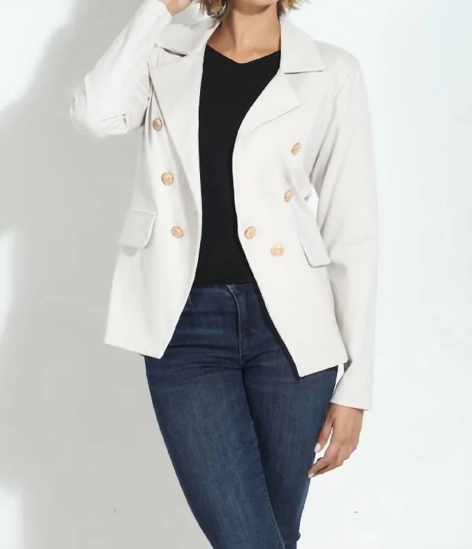 Boss Babe Blazer In White