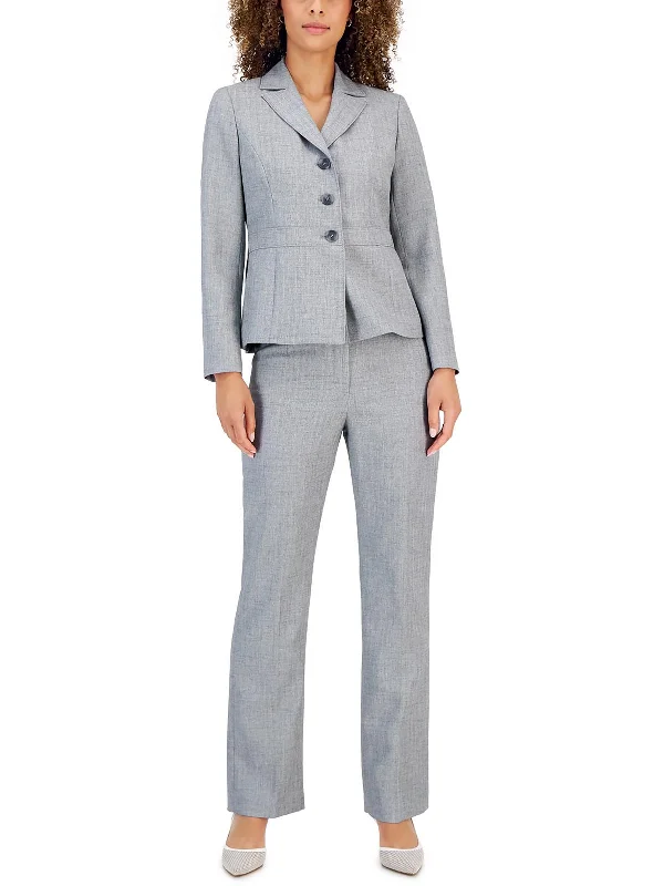 Plus Womens Woven 2PC Pant Suit