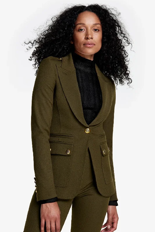 Smythe Military Peaked Lapel Blazer