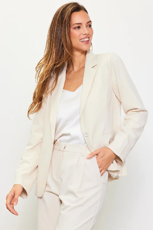 Tailored Single Button Blazer