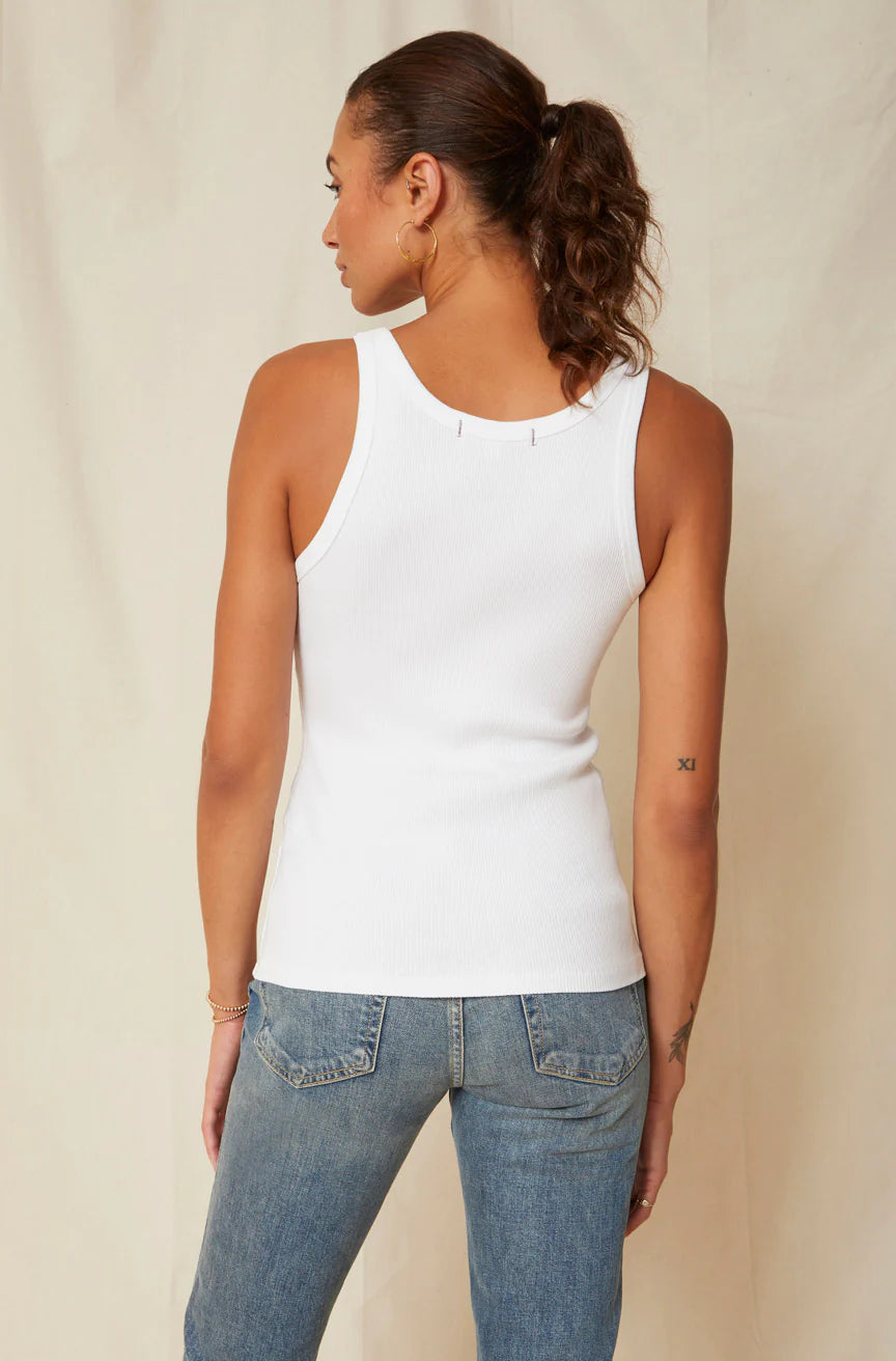 AMO Rib Tank White