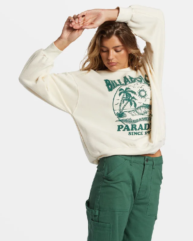 Billabong Fresh Take Crew Sweatshirt-White Cap