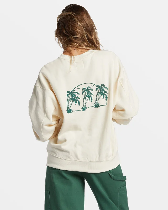 Billabong Fresh Take Crew Sweatshirt-White Cap