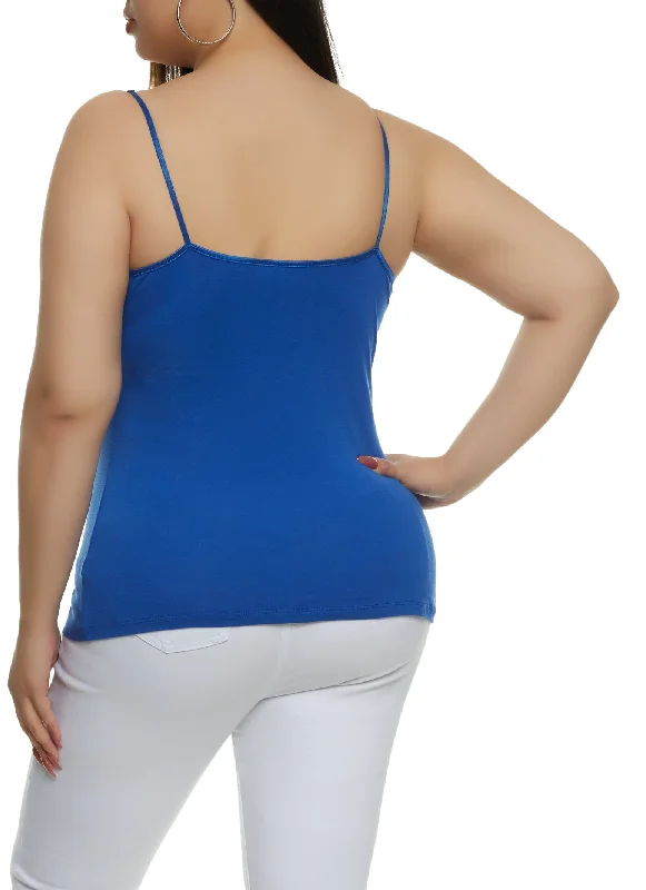 Plus Size Basic Scoop Neck Cami