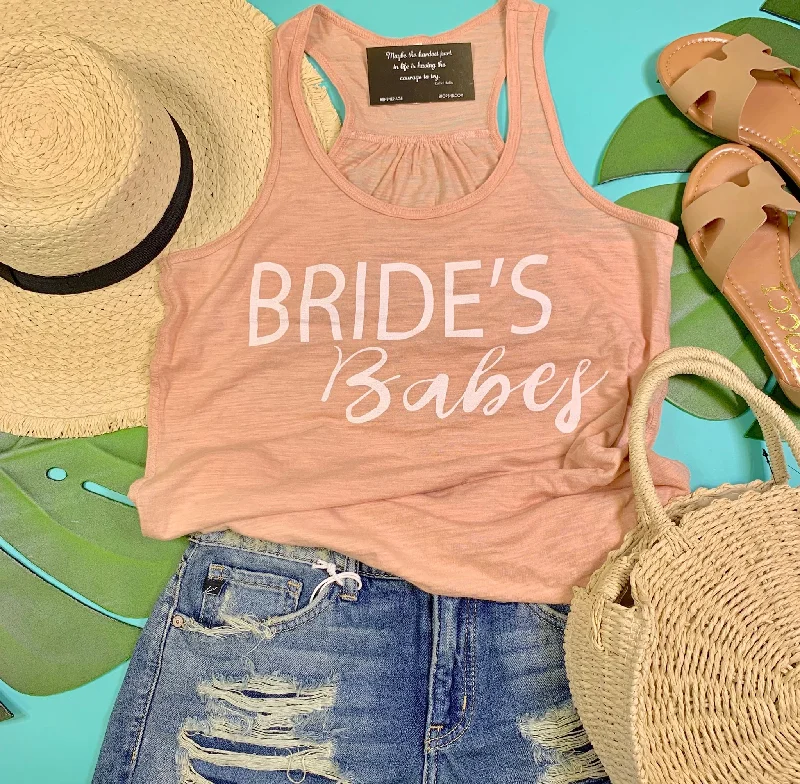 Bride's Babes Pink Tank Top