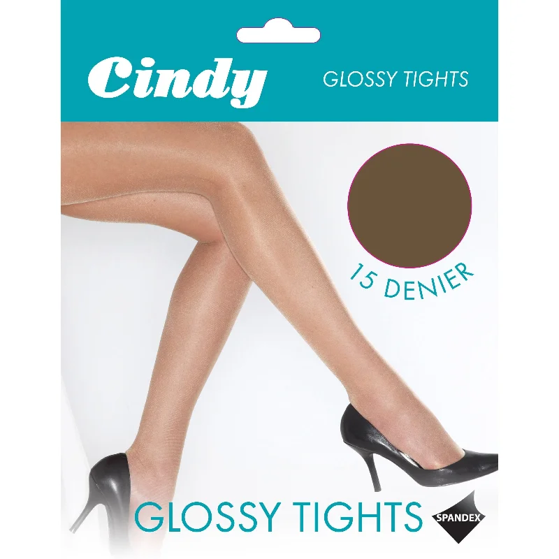 Cindy Womens/Ladies 15 Denier Glossy Tights (1 Pair)