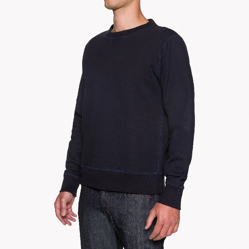 Crewneck - Heavyweight Terry - Navy