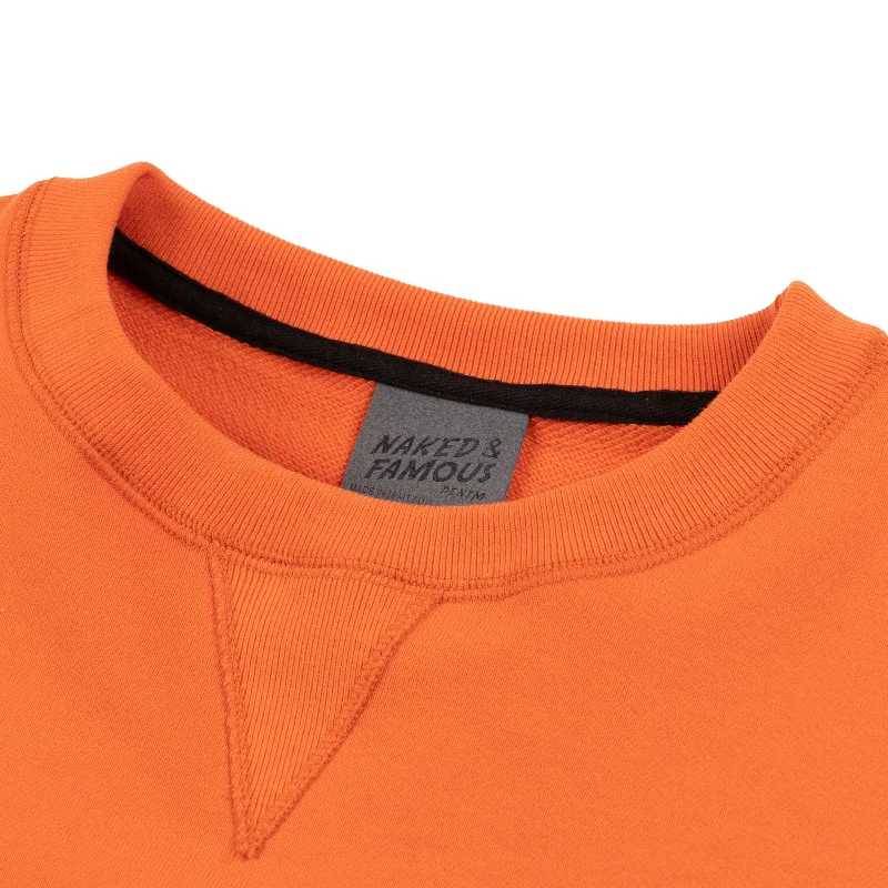 Crewneck - Orange Terry