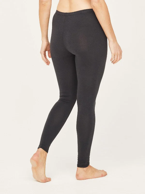 Essential Bamboo Organic Cotton Leggings - Pewter