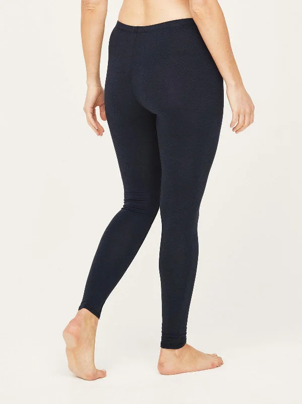 Essential Bamboo Organic Cotton Leggings - Midnight Navy