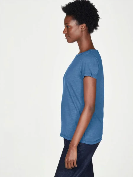 Fairtrade Organic Cotton Tee - Atlantic Blue