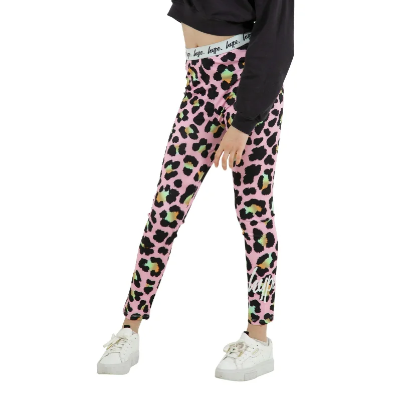 Hype Girls Disco Leopard Leggings