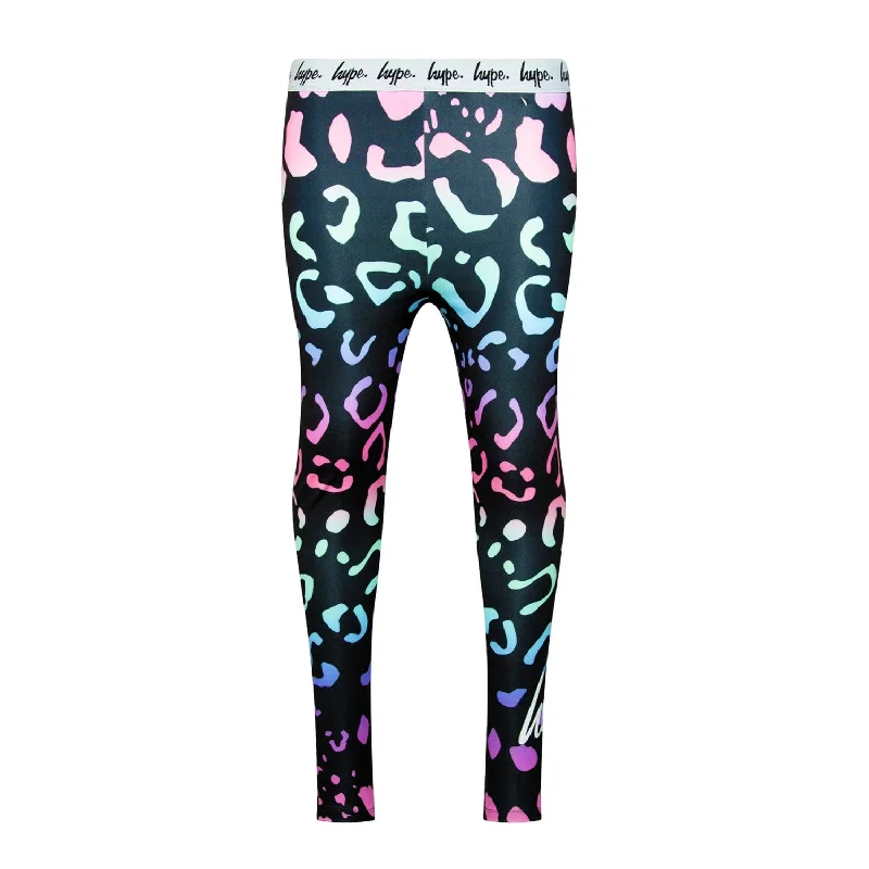 Hype Girls Gradient Leopard Leggings