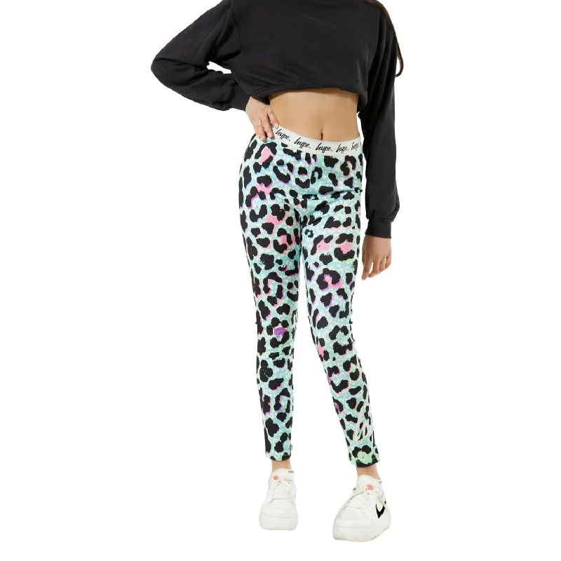 Hype Girls Leopard Print Leggings