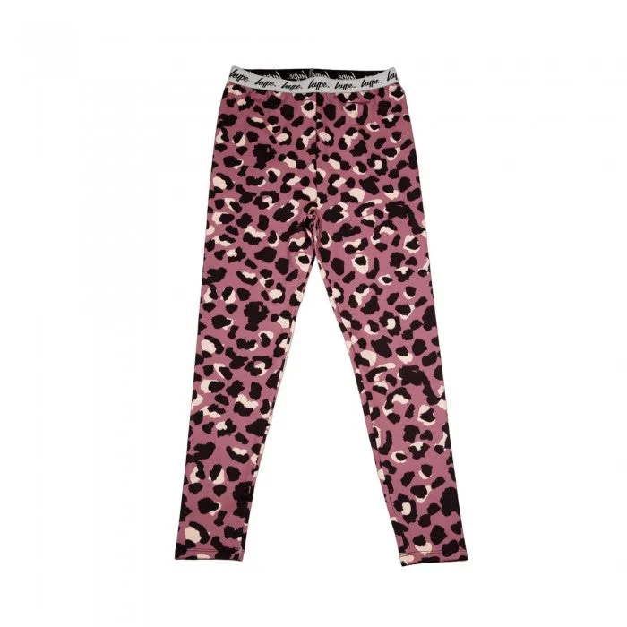 Hype Girls Mini Leopard Print Leggings