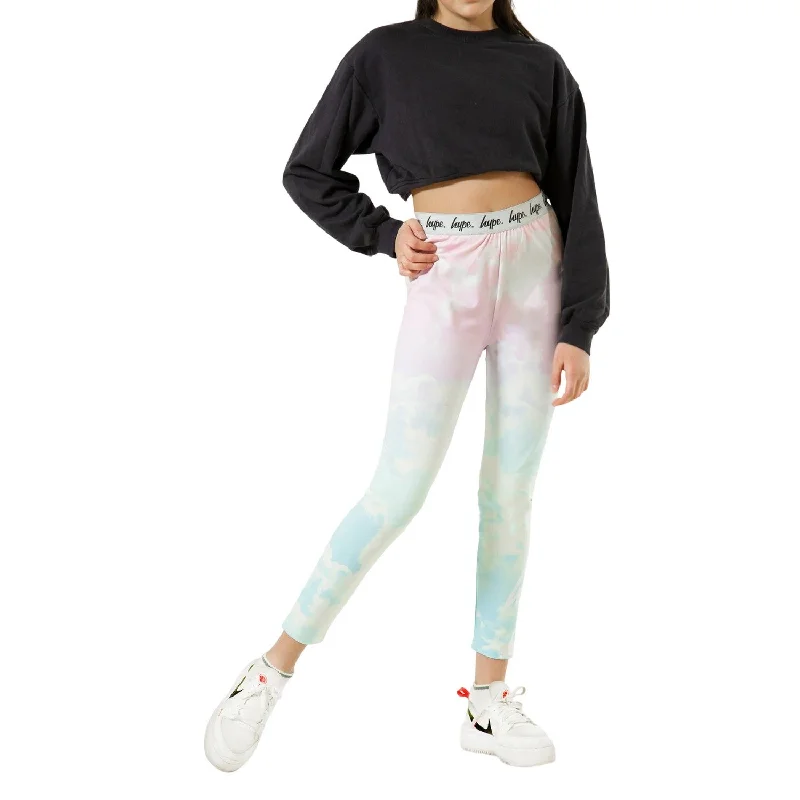 Hype Girls Pastel Clouds Leggings