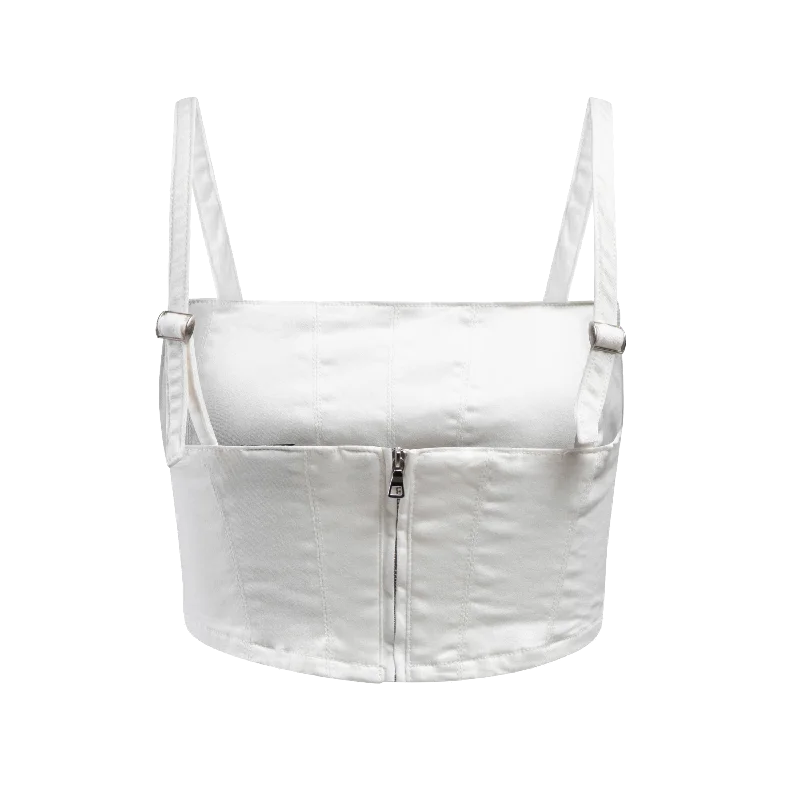 Miami HEAT White Denim Women's Corset