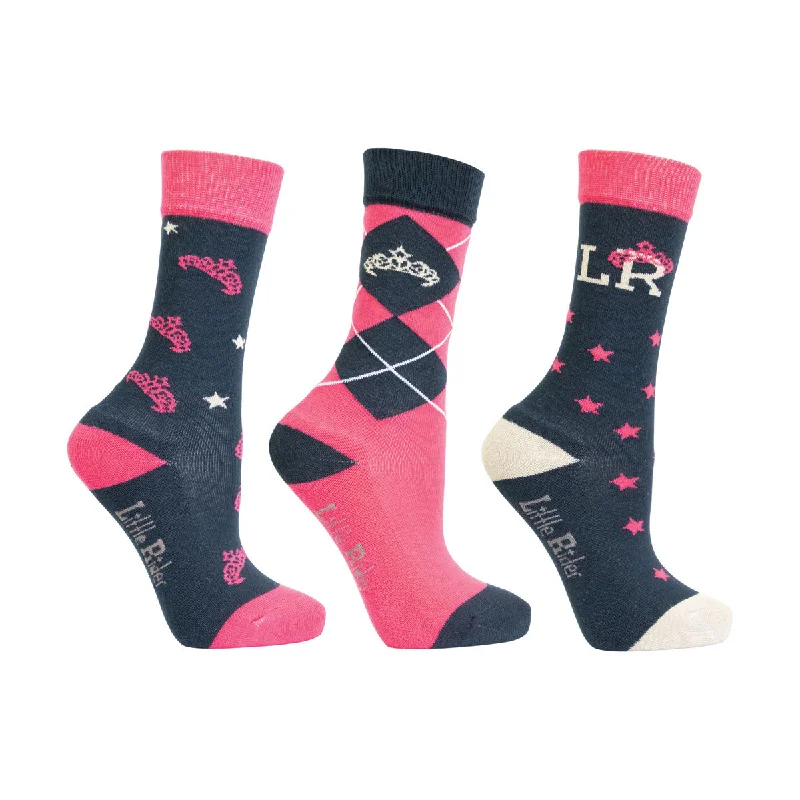 Little Rider Girls Sasha Socks (Pack of 3)