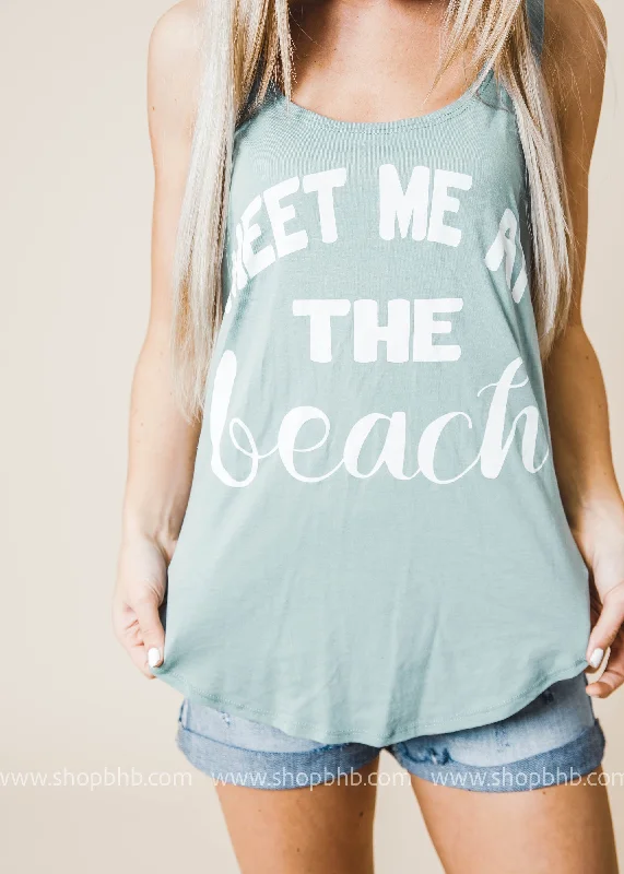 Meet Me a the Beach Tank Top**