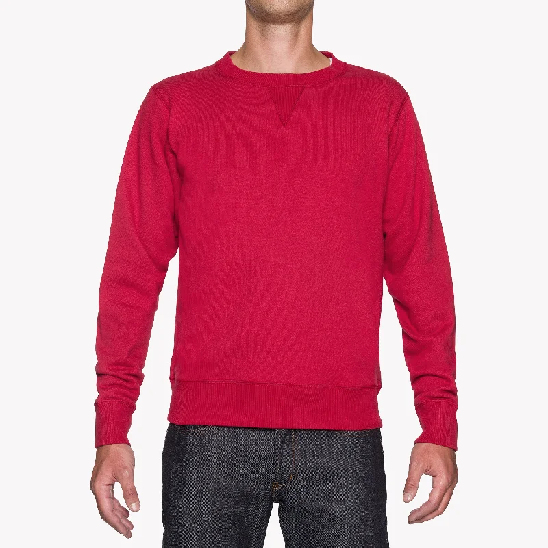 Crewneck - Heavyweight Terry - Red